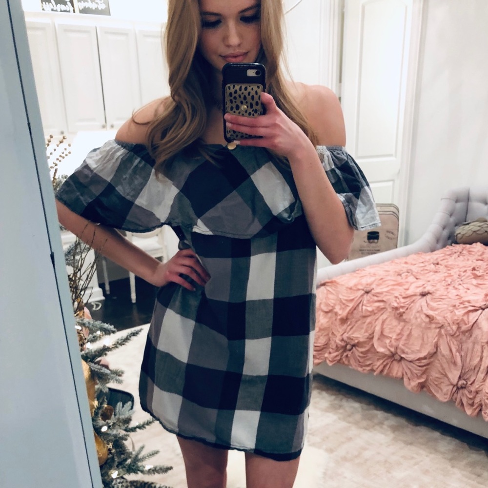 Off the shoulder dress
